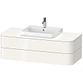 Тумба под раковину Duravit Happy D.2 Plus HP497202222 подвесная 130 см белая Тумба под раковину Duravit Happy D.2 Plus HP497202222 подвесная 130 см белая