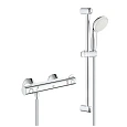 Смеситель для душа GROHE Grohtherm 800 термостатический с душевым гарнитуром New Tempesta II, душева 34565001 Смеситель для душа GROHE Grohtherm 800 термостатический с душевым гарнитуром New Tempesta II, душева 34565001