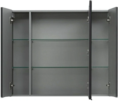 Зеркальный шкаф Aquanet Алвита 100 серый антрацит 00240113 Зеркальный шкаф Aquanet Алвита 100 серый антрацит 00240113