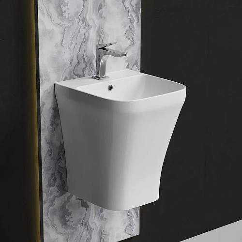 Раковина Ceramica Nova DION CN6067 белый моноблок Раковина Ceramica Nova DION CN6067 белый моноблок