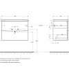 Тумба под раковину BelBagno MARINO-CER-MINI-700-2C-SO-BO-P подвесная Тумба под раковину BelBagno MARINO-CER-MINI-700-2C-SO-BO-P подвесная