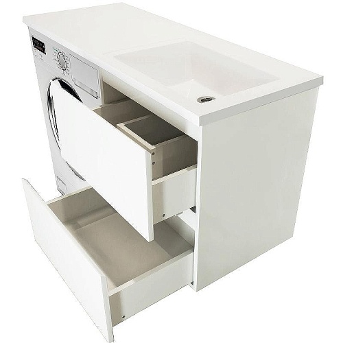 Тумба с раковиной Эстет Dallas Luxe ФР-00009672 1050х482 правая, подвесная 2 ящика Тумба с раковиной Эстет Dallas Luxe ФР-00009672 1050х482 правая, подвесная 2 ящика