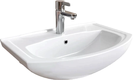 Раковина DIWO Дмитров 0113 , подвесная, фаянсовая, 70 см, белая 549525 Раковина DIWO Дмитров 0113 , подвесная, фаянсовая, 70 см, белая 549525