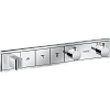 Картинка анонса товара «смеситель для душа hansgrohe rainselect на 3 потребителя термостатический, хром 15356000»