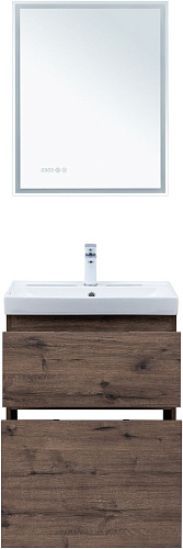 Тумба под раковину Aquanet Алвита New 60 00344127 напольная, дуб веллингтон табак Тумба под раковину Aquanet Алвита New 60 00344127 напольная, дуб веллингтон табак