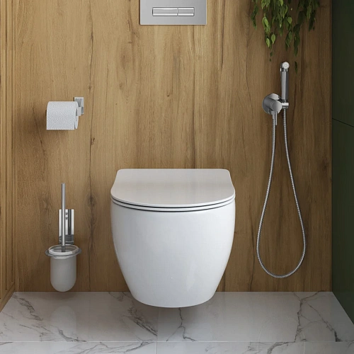 Унитаз подвесной CEZARES COMFORT CZR-191-TH/CZR-2316-SC безободковый с сиденьем Унитаз подвесной CEZARES COMFORT CZR-191-TH/CZR-2316-SC безободковый с сиденьем