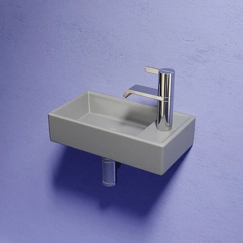 Раковина Ceramica Nova ELEMENT CN6051LMH Антрацит матовый подвесная Раковина Ceramica Nova ELEMENT CN6051LMH Антрацит матовый подвесная