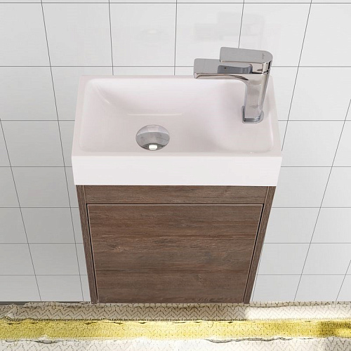 Тумба под раковину ART&MAX FAMILY Family-400-1D-SO-PS подвесная с одной распашной дверцей, Pino Sibe Тумба под раковину ART&MAX FAMILY Family-400-1D-SO-PS подвесная с одной распашной дверцей, Pino Sibe