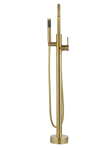 Смеситель для ванны Wonzon & Woghand STICK напольный, брашированное золото (WW-88649017-BG) Смеситель для ванны Wonzon & Woghand STICK напольный, брашированное золото (WW-88649017-BG)