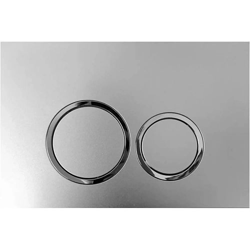 Клавиша смыва Ceruttispa CR05SV серебро, матовая Клавиша смыва Ceruttispa CR05SV серебро, матовая