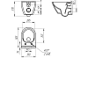 Унитаз подвесной Cersanit CITY (A64822) Clean On DPL EO slim LP 64822 с сиденьем Унитаз подвесной Cersanit CITY (A64822) Clean On DPL EO slim LP 64822 с сиденьем
