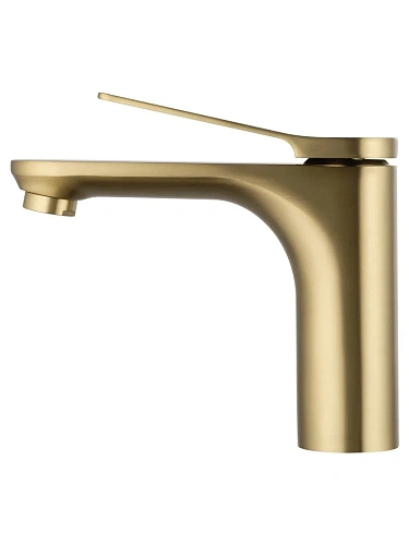 Смеситель для раковины Wonzon & Woghand брашированное золото (WW-XH-010-BG) Смеситель для раковины Wonzon & Woghand брашированное золото (WW-XH-010-BG)