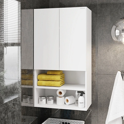 Шкаф Onika Маркус Нова 60 см 306703 подвесной, белый, разборный Шкаф Onika Маркус Нова 60 см 306703 подвесной, белый, разборный