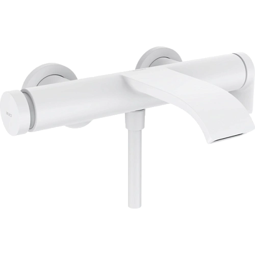 Смеситель для ванны Hansgrohe Vivenis 75420700, матовый белый Смеситель для ванны Hansgrohe Vivenis 75420700, матовый белый