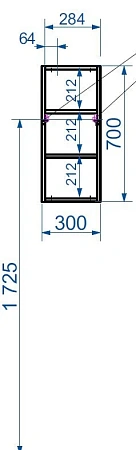 Шкаф Эстет Dallas Luxe ФР-00001952 правый 300х130х700 Шкаф Эстет Dallas Luxe ФР-00001952 правый 300х130х700