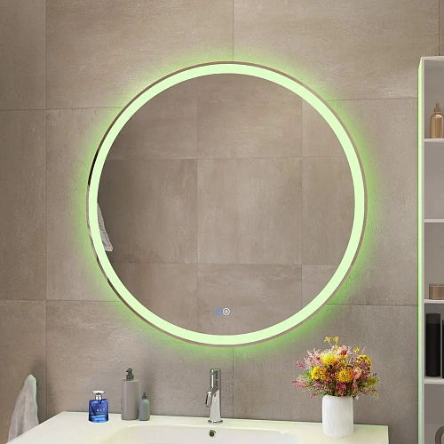 Зеркало CEZARES MULTICOLORE с подсветкой RGB и сенсорным выключателем круглое CZR-SPC-MC-800-RGB-TCH 800x30 Зеркало CEZARES MULTICOLORE с подсветкой RGB и сенсорным выключателем круглое CZR-SPC-MC-800-RGB-TCH 800x30