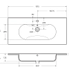 Раковина BelBagno LOVE LOV-1000-LVB 1010x460 Раковина BelBagno LOVE LOV-1000-LVB 1010x460