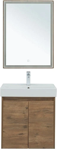 Комплект мебели Aquanet Nova Lite 60 дуб рустикальный (2 дверцы) 00302534 Комплект мебели Aquanet Nova Lite 60 дуб рустикальный (2 дверцы) 00302534