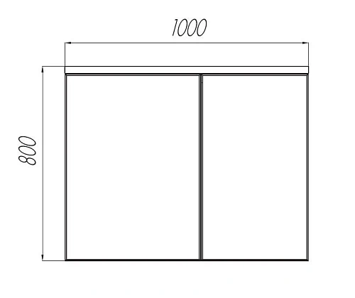 Зеркальный шкаф Aquaton Брук 100 белый 1A200702BC010 Зеркальный шкаф Aquaton Брук 100 белый 1A200702BC010