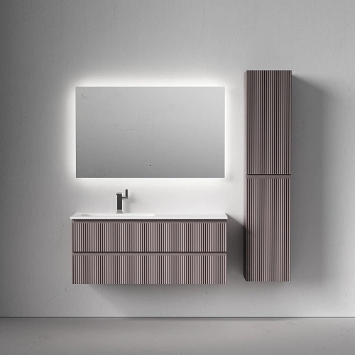 Тумба под раковину SANCOS Snob SNR120LSM R левая 1195х445х500 Doha Soft подвесная Тумба под раковину SANCOS Snob SNR120LSM R левая 1195х445х500 Doha Soft подвесная