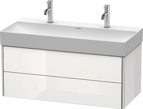 Тумба под раковину Duravit XSquare XS416302222 подвесная 98 см белая глянцевый Тумба под раковину Duravit XSquare XS416302222 подвесная 98 см белая глянцевый
