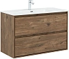 Тумба с раковиной Aquanet Милан 100 00340165 дуб рустикальный