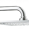Верхний душ GROHE Rainshower F-series, 254х254 мм, с ограничением расхода воды, хром (26070000) Верхний душ GROHE Rainshower F-series, 254х254 мм, с ограничением расхода воды, хром (26070000)