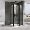 Душевой уголок ABBER Sonnenstrand AG04120BS-S90B 120x90 см универсальный, профиль черный, стекло прозрачное Душевой уголок ABBER Sonnenstrand AG04120BS-S90B 120x90 см универсальный, профиль черный, стекло прозрачное