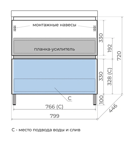Тумба под раковину Style Line Манхэттен 80 см ЛС-00002373 напольная, олива Тумба под раковину Style Line Манхэттен 80 см ЛС-00002373 напольная, олива