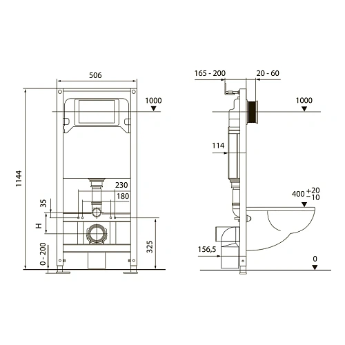 Комплект инсталляции TECE TECEspring Base K401201WCK с клавишей смыва, хром глянцевый и унитазом модель K Комплект инсталляции TECE TECEspring Base K401201WCK с клавишей смыва, хром глянцевый и унитазом модель K