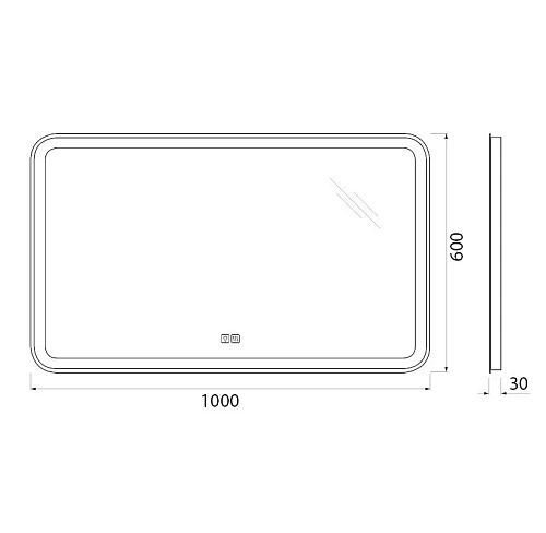 Зеркало BelBagno SPC-MAR-1000-600-LED-TCH-WARM 12W 220-240V 1000x30x600 с подсветкой сенсорным выключателем и подогревом Зеркало BelBagno SPC-MAR-1000-600-LED-TCH-WARM 12W 220-240V 1000x30x600 с подсветкой сенсорным выключателем и подогревом