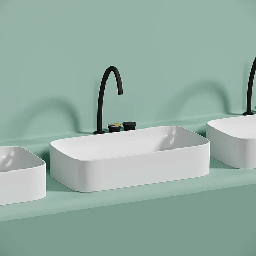 Раковина Ceramica Nova ELEMENT CN6054MW белый матовый накладная Раковина Ceramica Nova ELEMENT CN6054MW белый матовый накладная