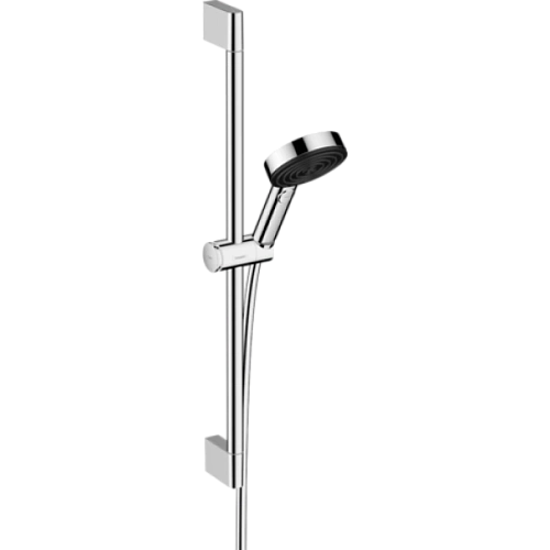 Душевой гарнитур Hansgrohe 105 3jet Relaxation EcoSmart cо штангой 65 см 24161000, хром Душевой гарнитур Hansgrohe 105 3jet Relaxation EcoSmart cо штангой 65 см 24161000, хром