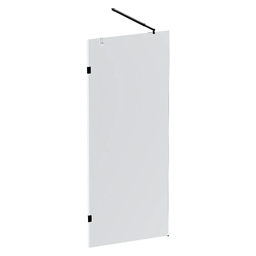 Душевая перегородка AM.PM X-Joy W94WI-80-F1-BTE 80x195, стекло прозрачное 6 мм с покрытием, профиль черный Душевая перегородка AM.PM X-Joy W94WI-80-F1-BTE 80x195, стекло прозрачное 6 мм с покрытием, профиль черный