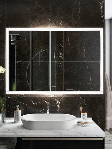 Зеркало Teso azaro Apex TAL2368 c LED-подсветкой, antifog 600х800 Зеркало Teso azaro Apex TAL2368 c LED-подсветкой, antifog 600х800