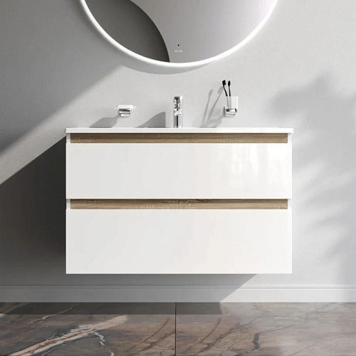 Тумба под раковину AM.PM X-Joy M85AFHX1002WG подвесная, 100 см, белый Тумба под раковину AM.PM X-Joy M85AFHX1002WG подвесная, 100 см, белый