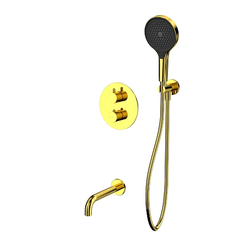 Душевая система WHITECROSS Y YSET10TOPGL золото термостатическая, скрытого монтажа Душевая система WHITECROSS Y YSET10TOPGL золото термостатическая, скрытого монтажа
