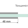 Душевая перегородка Wasserkraft Aller 10H 10H06-RP80 Fixed Душевая перегородка Wasserkraft Aller 10H 10H06-RP80 Fixed
