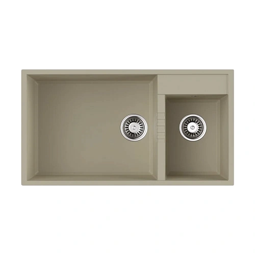 Кухонная мойка Omoikiri Tedori 85-2-U-BL Tetogranit/черный 4993940 Кухонная мойка Omoikiri Tedori 85-2-U-BL Tetogranit/черный 4993940