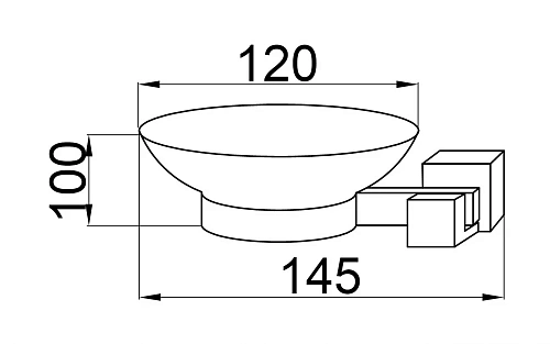 Мыльница Boheme Venturo 10303 Мыльница Boheme Venturo 10303