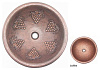 Картинка анонса товара «раковина медная bronze de luxe r102, цвет - coffee (кофейный), 42 х 42 х 15 см r102_coffee»