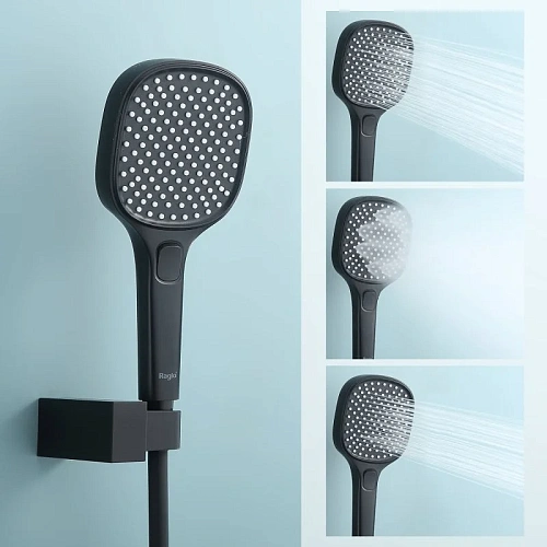 Душевая система Raglo R30.27.06 встраиваемая, черный Душевая система Raglo R30.27.06 встраиваемая, черный