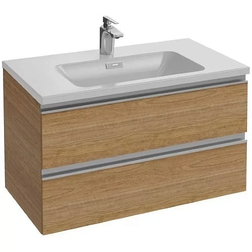 Комплект мебели 60 см Jacob Delafon Vox , ореховое дерево, 2 ящиками, 1 отверстие для смесителя, зер EB1411-NF+EXAF112-Z-00+EB2030-RA-E16 Комплект мебели 60 см Jacob Delafon Vox , ореховое дерево, 2 ящиками, 1 отверстие для смесителя, зер EB1411-NF+EXAF112-Z-00+EB2030-RA-E16