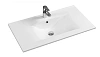 Картинка анонса товара «раковина gid nyj807-90 71117 встраиваемая сверху белая 91x46.5x17»