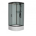 Душевая кабина Frank F400/2 М Black черный профиль матовое стекло 100x100 20072 Душевая кабина Frank F400/2 М Black черный профиль матовое стекло 100x100 20072