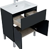 Тумба под раковину Aquanet Алвита new 70 1 ящик, 2 дверцы, антрацит 00303900 Тумба под раковину Aquanet Алвита new 70 1 ящик, 2 дверцы, антрацит 00303900