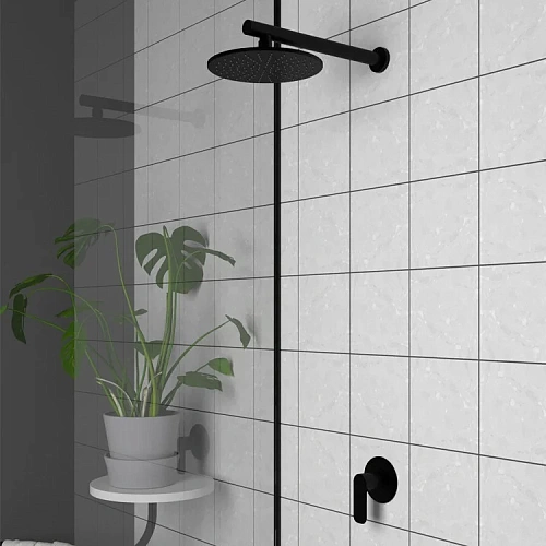 Смеситель для душа Paini Nove 09YO690 встраиваемый, чёрный Смеситель для душа Paini Nove 09YO690 встраиваемый, чёрный