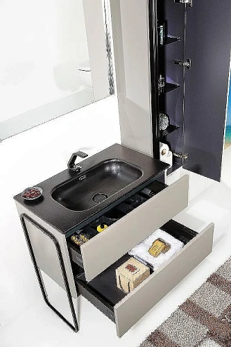 Тумба под раковину Armadi Art VALLESSI 100 Кашемир матовая Soft touch 837-100-C matt Тумба под раковину Armadi Art VALLESSI 100 Кашемир матовая Soft touch 837-100-C matt