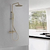 Душевая система ABBER Wasser Kreis AF8160B с термостатом без излива, золото матовое Душевая система ABBER Wasser Kreis AF8160B с термостатом без излива, золото матовое
