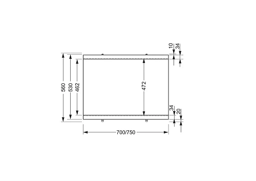 Экран для ванны торцевой Cersanit TYPE 3 70 PB-TYPE3*70 Экран для ванны торцевой Cersanit TYPE 3 70 PB-TYPE3*70